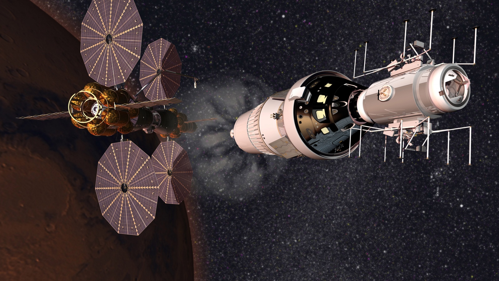 Lockheed Martin показала план марсианской орбитальной станции и спускаемого аппарата - 3